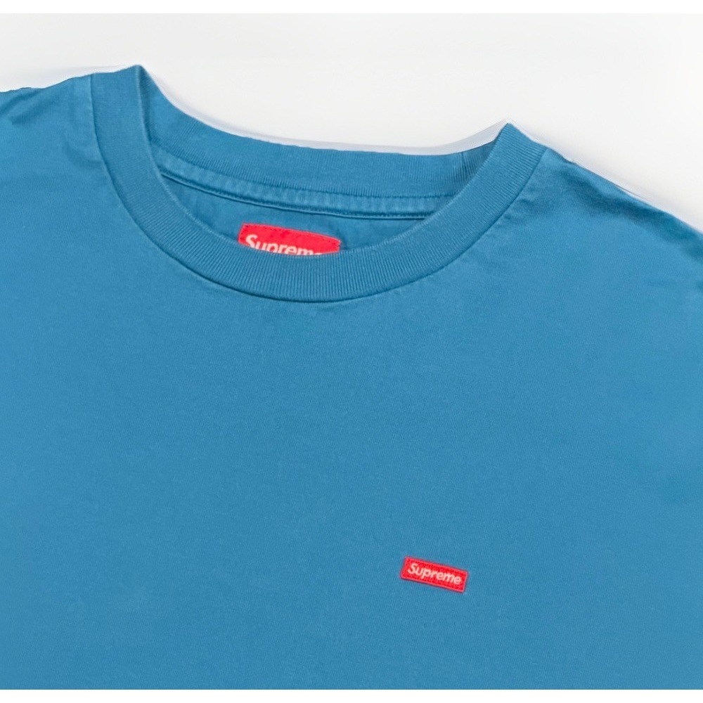 2 Supreme Small Box Logo Tee Shirts Teal Blue & Royal‎ Purple Men's Size M - Picture 3 of 14